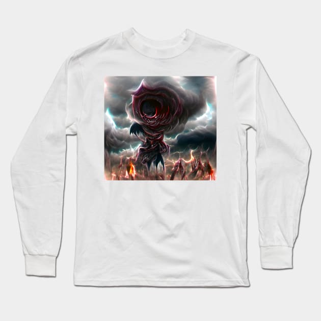 Tornado of Souls Long Sleeve T-Shirt by Mihadom